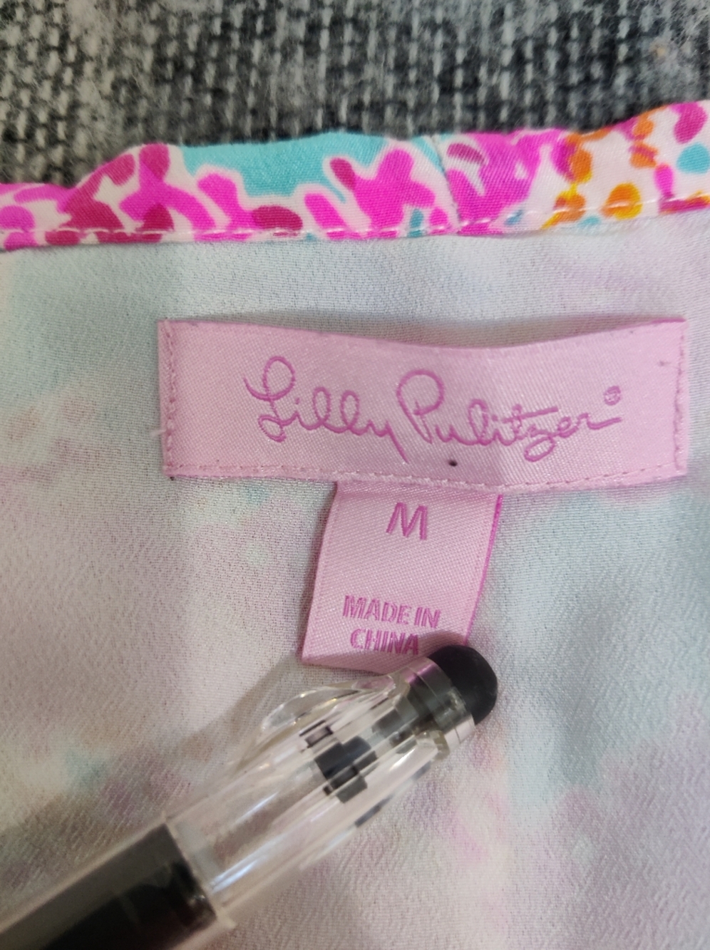Lilly Pulitzer 100% Silk Floral Print Mini Dress – Adjustable Straps – Size M - Picture 6 of 9